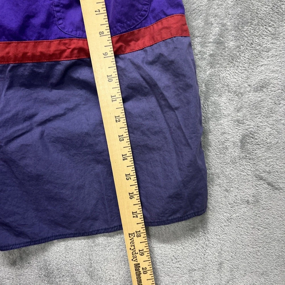 Vintage Esprit Swimming Trunks Faded Color Block Lined Nylon Shorts Baggies L